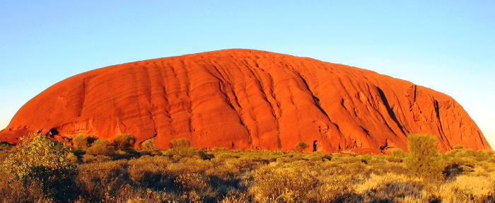Sehenswürdigkeiten in Australien - Uluru / Ayers Rock - uluru sunrise.