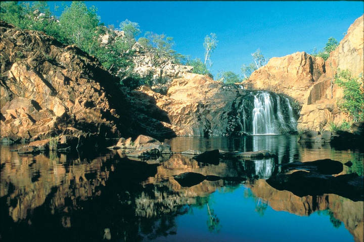 Sehenswürdigkeiten in Australien - Edith Falls im Nitmiluk National Park in Australien.