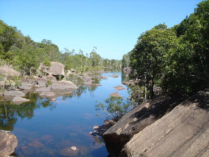 Sehenswürdigkeiten in Australien - Kakadu National Park mit dem Jim Jim Creek.