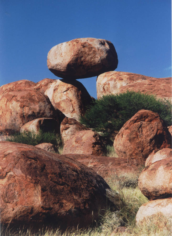Sehenswürdigkeiten in Australien - Karlu Karlu, Karlwekarlwe, Devil's Marbles, Australien.