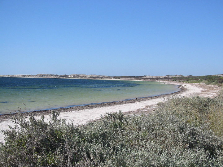 Sehenswürdigkeiten Australien - Kangaroo Point WA - einsame Bucht im Nambung NP